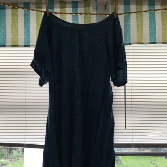 Vintage Blue Denim dress - Picture 4 of 4